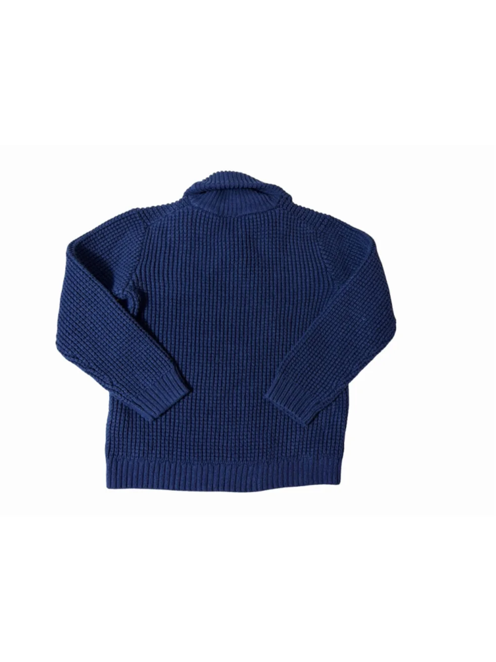 Janie and Jack Boys Navy Fisherman Knit Turtleneck Sweater Size 5